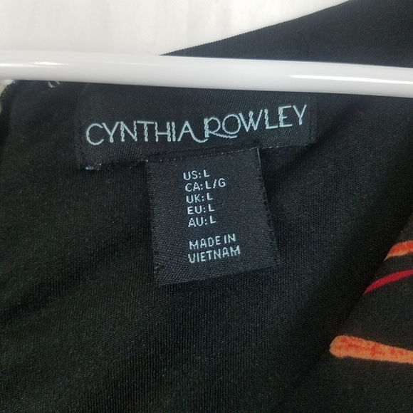 Cynthia Rowley black floral midi jumpsuit - Picture 9 of 10